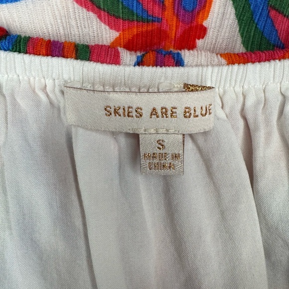 Skies Are Blue Red and White Sleeveless Maxi Sundress Size Small.  #151 - Picture 11 of 17